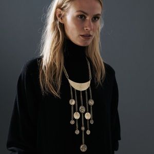 Brass & Coin necklace